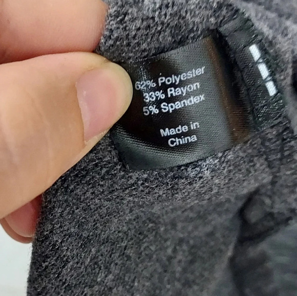 Lane Bryant Heather Black Long Sleeve Cold Shoulder Top in Size 18/20 - 2X - Picture 11 of 11